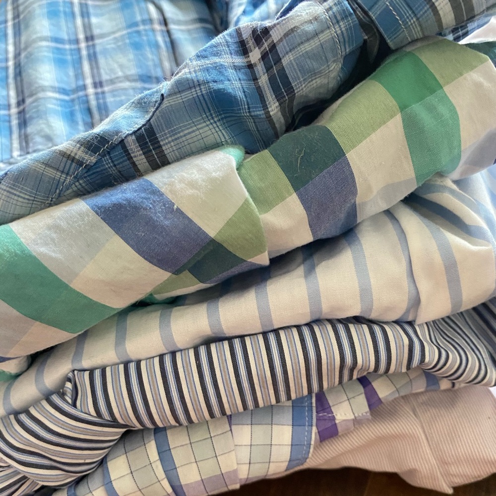Lot of men’s button down Lacoste shirts